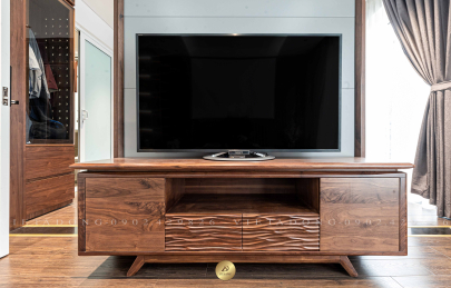 Bán tủ kệ tivi gỗ óc chó để phòng khách + phòng ngủ